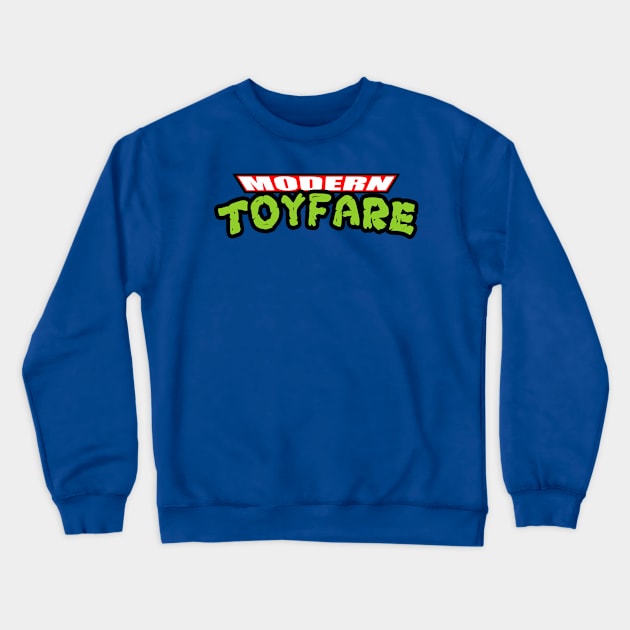 Modern Toyfare Crewneck Sweatshirt by VaultOfPersonalityComics